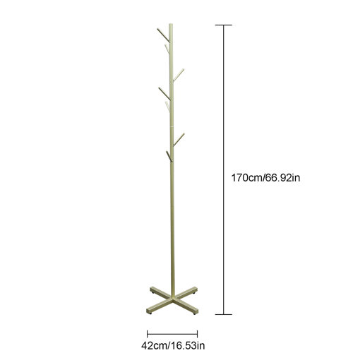 Rebrilliant Dianthe Modern Freestanding Metal Coat Rack W/7 hooks & Reviews Wayfair